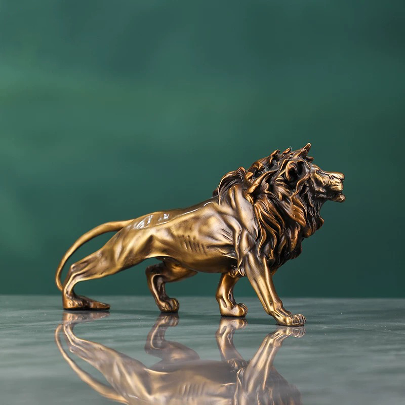 Adorno de escultura de león de - Art Craft Lion reseña y precio