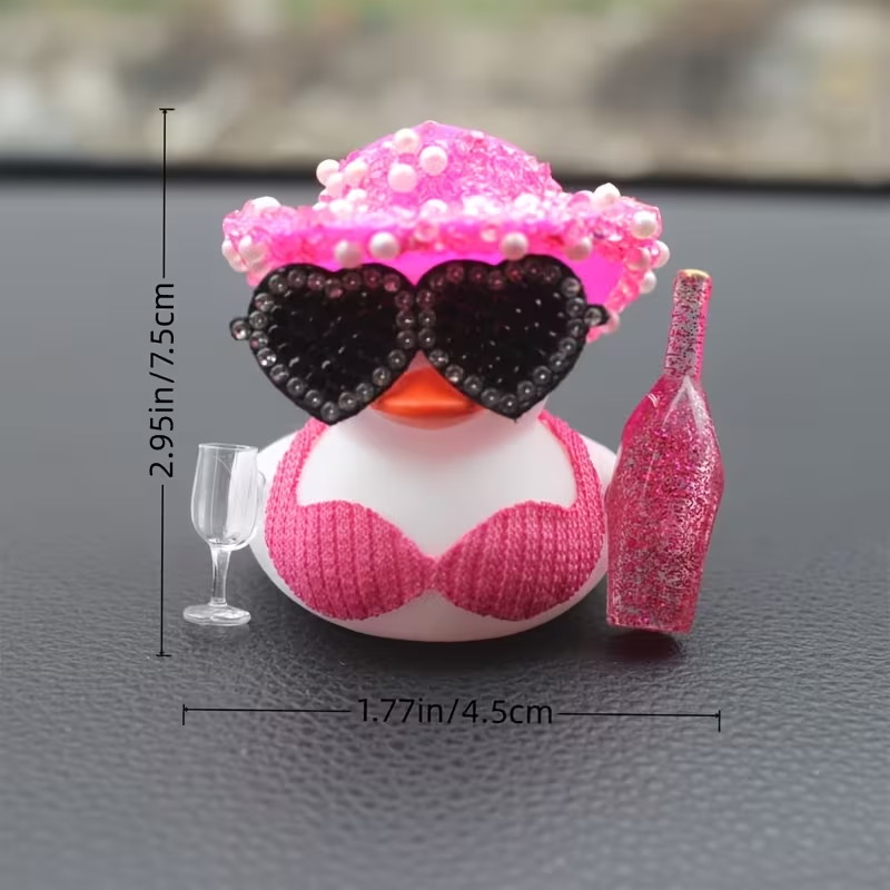 Elegante y Brillante Pato Negr - Art Craft Glasses reseña y precio