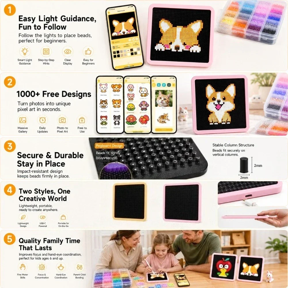 Tablero de Luces LED Inteligen - Art Crafts reseña y precio