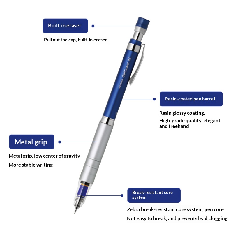 Lápiz mecánico de Metal japoné - Colored Pencil Professional reseña y precio