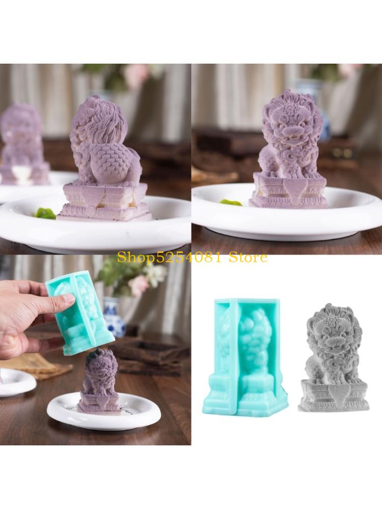 AXYC Moldes leones piedra chin - Art Craft Lion reseña y precio
