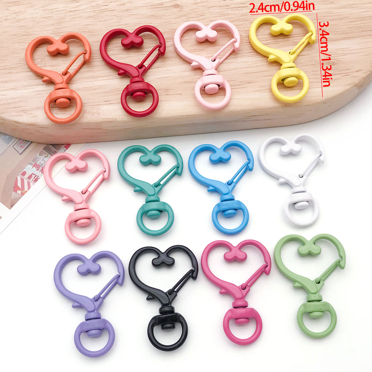 20 piezas de cierres de gancho - Art Craft Love reseña y precio