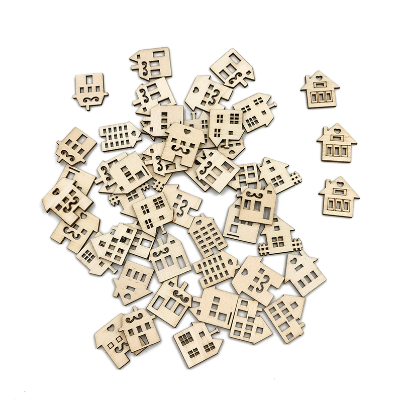 50 Uds. De rodajas de madera s - Art Craft Preschool reseña y precio