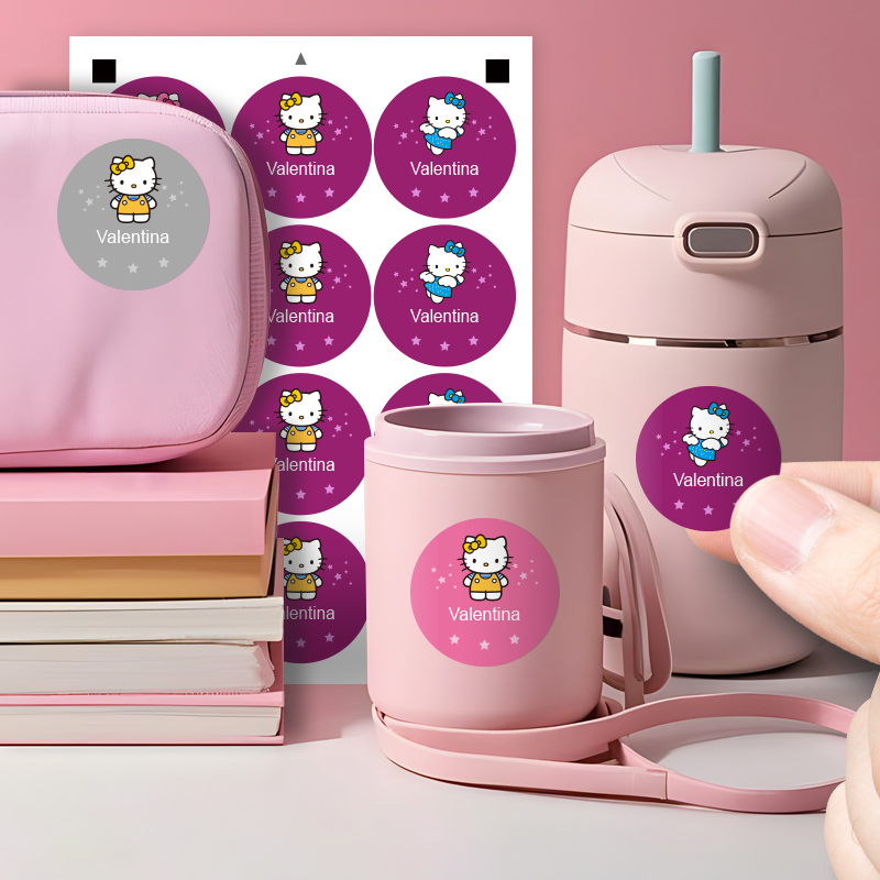 Pegatinas con nombre personali - Art Craft Love reseña y precio