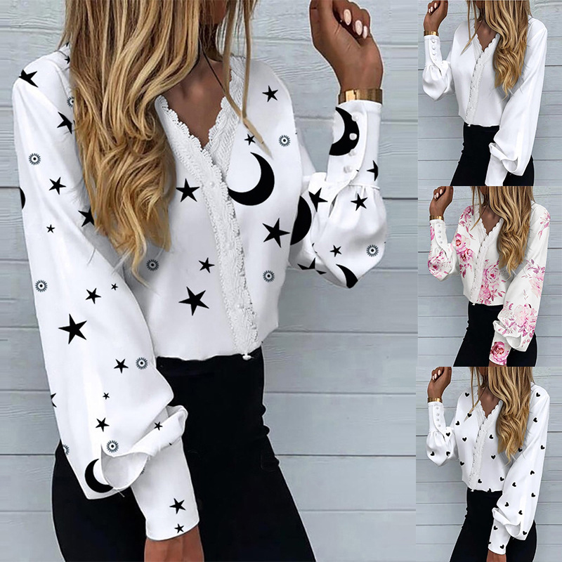 Blusa blanca de manga larga co - Art Craft Love reseña y precio